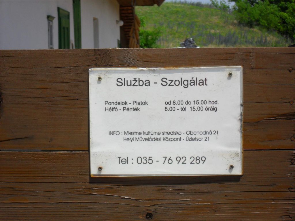 Tájház – nyitvatartás
